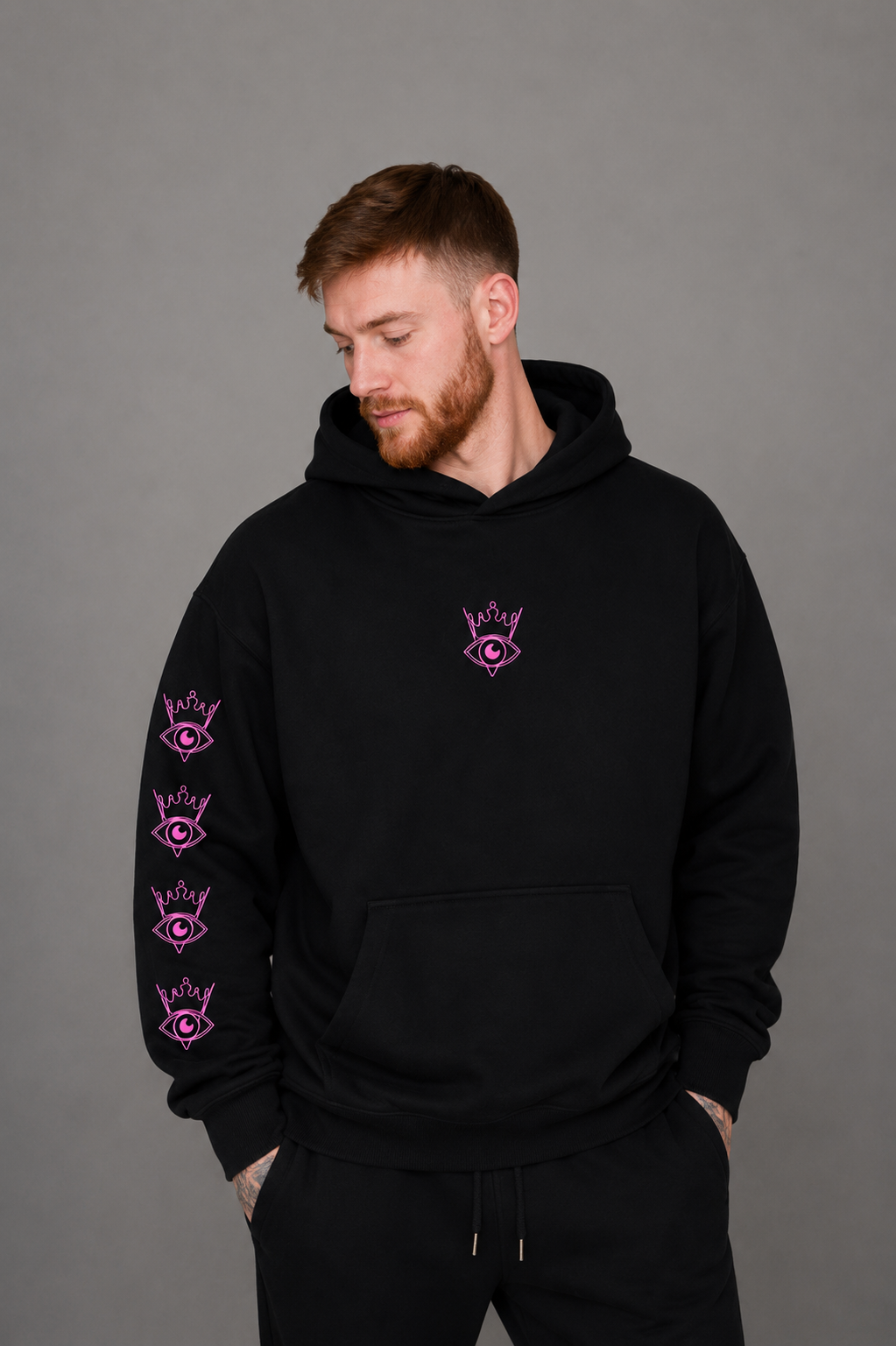 Black & Pink "Insight" Hoodie